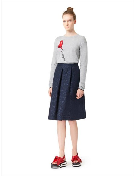 I Blues Elleni maglia in viscosa con ricamo di paillettes