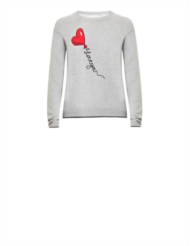 I Blues Elleni maglia in viscosa con ricamo di paillettes