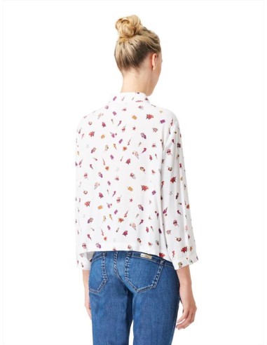 I Blues Onice camicia in crêpe di viscosa stampata