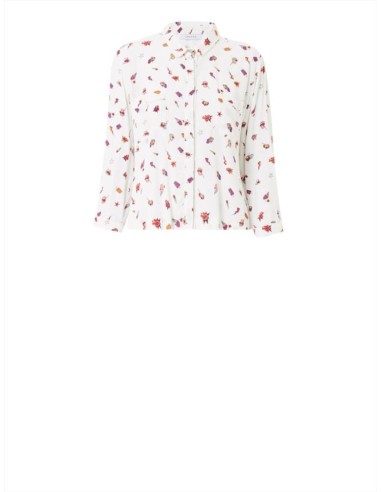 I Blues Onice camicia in crêpe di viscosa stampata