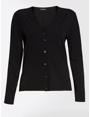 Max Mara Weekend Zefir cardigan in viscosa con dettagli plissè dietro