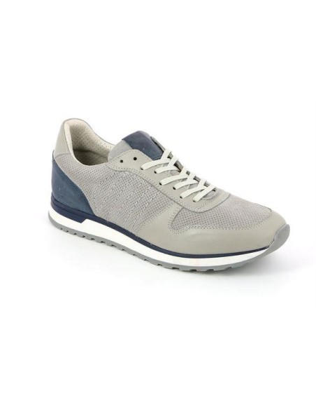 Grünland sneaker uomo in pelle e tessuto