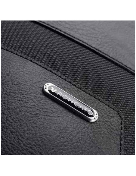 Roncato Panama borsello utility piccolo in tessuto e eco-pelle con zip