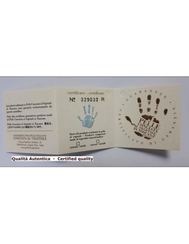 Meloni lavorazione artigianale cartella due scomparti in pelle concia 