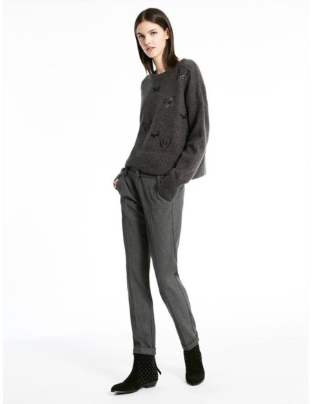 Emme Marella Divina maglia girocollo con ricamo