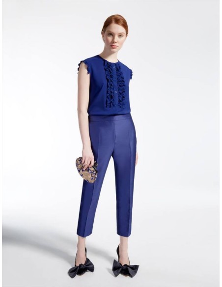 Max Mara Weekend Ovidio pantalone in tessuto lucido