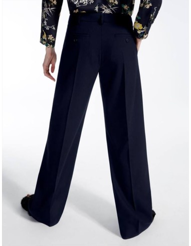 Max Mara Weekend Godezia pantalone palazzo in lana stretch