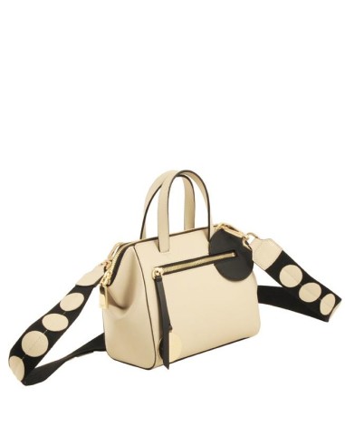 Tosca Blu Flipper borsa in pelle due manici e tracolla