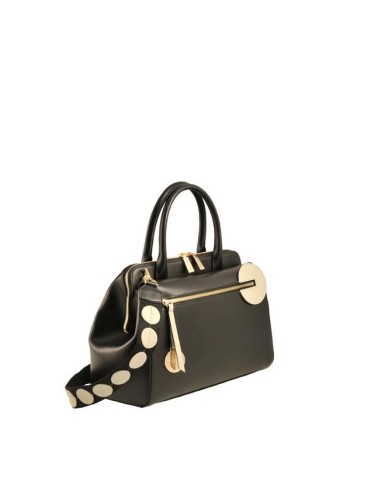 Tosca Blu Flipper borsa in pelle due manici e tracolla