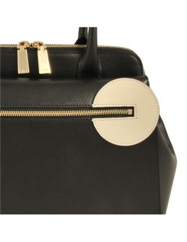 Tosca Blu Flipper borsa in pelle due manici e tracolla