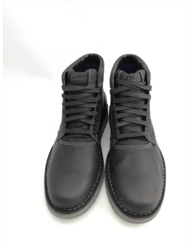 Clark's Varby Top scarponcino uomo in pelle liscia allacciata