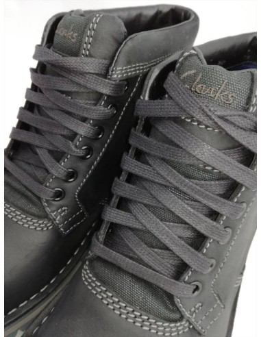 Clark's Varby Top scarponcino uomo in pelle liscia allacciata