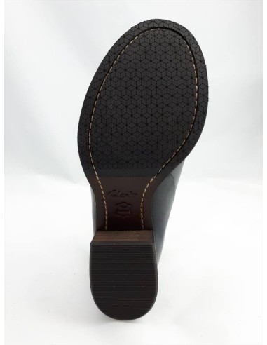 Clark's Monica Pearl beatles  in pelle liscia con elastici laterali