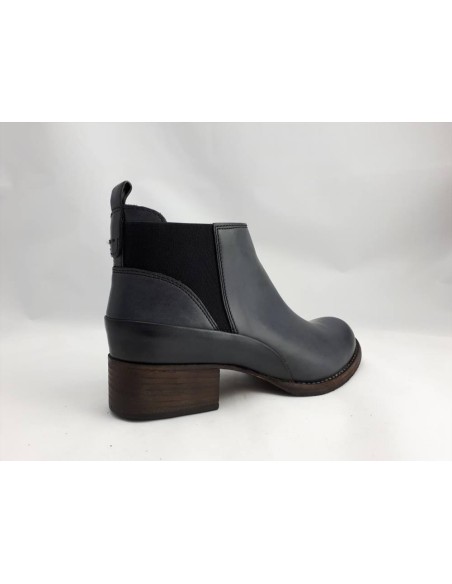 Clark's Monica Pearl beatles  in pelle liscia con elastici laterali