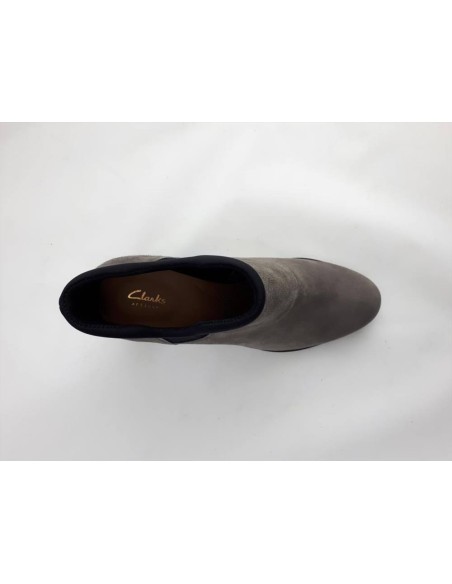 Clark's Adya Bella tronchetto donna in pelle scamosciata e elastici la