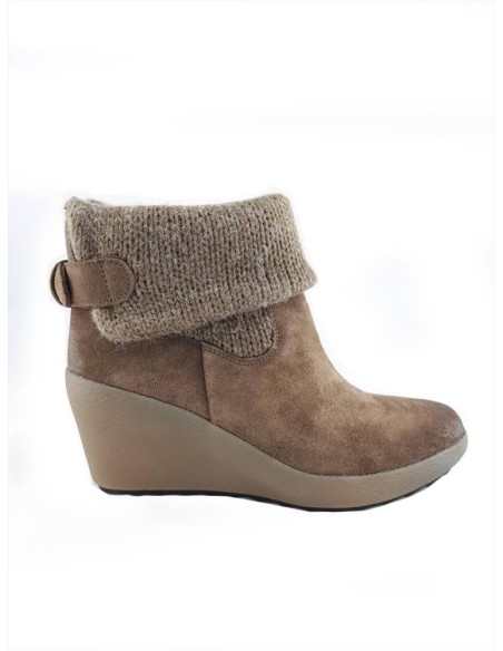 Clarks Nice Sound tronchetto donna con polsino in lana