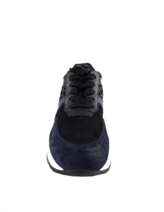 Janet Sport sneaker in pelle e tessuto multicolore