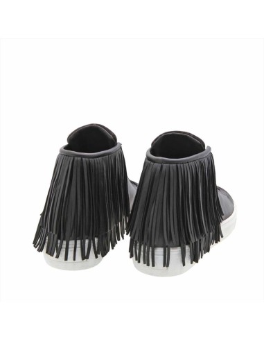 Tosca Blu Shoes Sneaker donna in pelle con frange