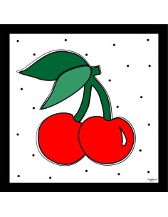 Tosca Blu Cherry foulard donna stampa ciliegie 70 x70 cm