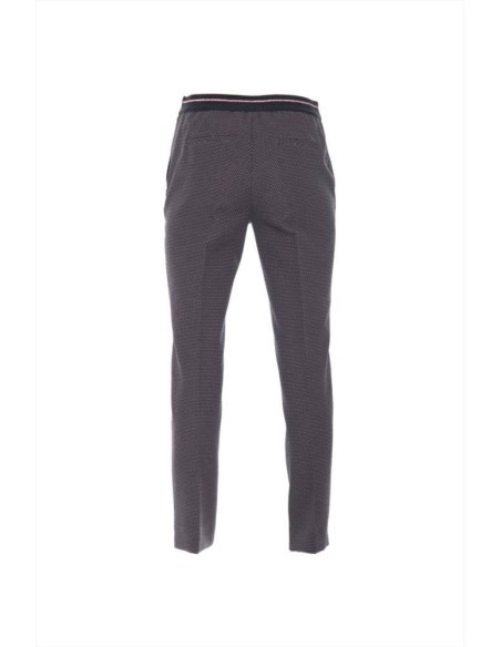 Luckylu pantalone da donna skinny jacquard micro