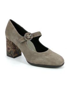 Grünland Stit decolletè donna con cinturino e tacco stampato