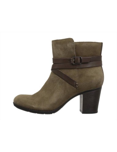 Clarks Enfield Coco tronchetto da donna in pelle scamosciata con tacco