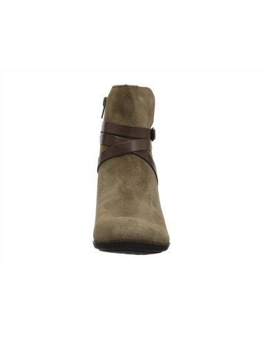 Clarks Enfield Coco tronchetto da donna in pelle scamosciata con tacco