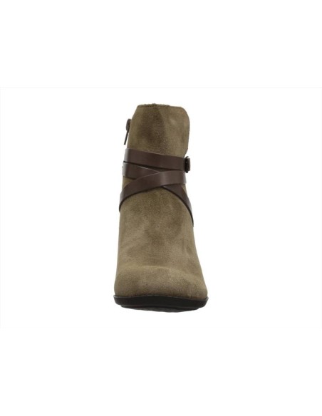 Clarks Enfield Coco tronchetto da donna in pelle scamosciata con tacco