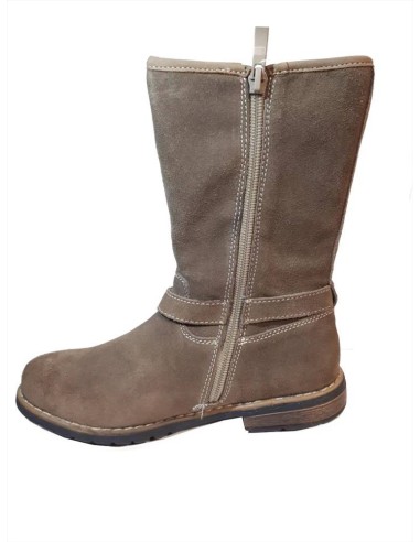 Grünland Junior stivaletto in pelle scamosciata con fibbie laterali