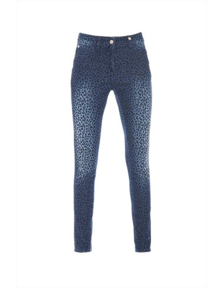 Luckylu jeans da donna denim stampa anilmalier