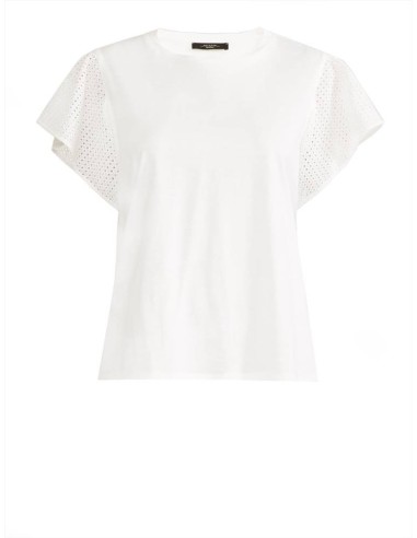 Max Mara Weekend Cerchio t-shirt donna con pizzo sangallo