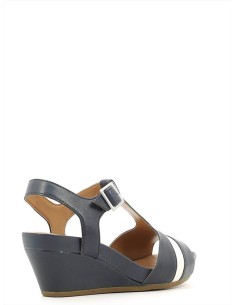 Clarks Rusty Rebel sandalo da donna con zeppa e cinturino a T 2