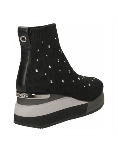 Apepazza tronchetto basso da donna sportivo a calza con strass
