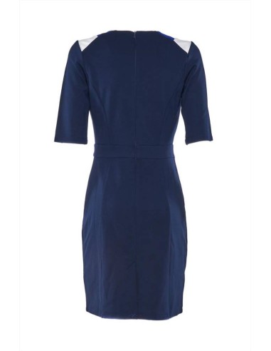 Luckylu abito da donna a tubino con inserti colorati