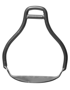 Umbria Equitazione Staffe maremmane in ferro nero artigianali
