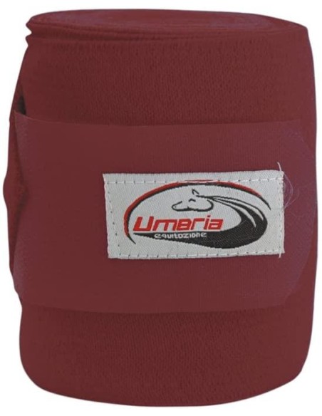 Umbria Equitazione set 4 Fasce da lavoro in pile elasticizzato con chi