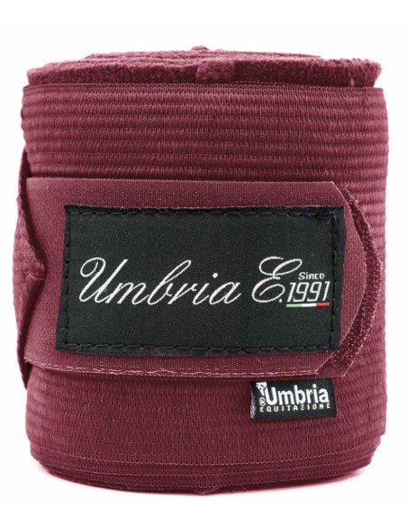 Umbria Equitazione set 4 Fasce da lavoro in pile elasticizzato con chi