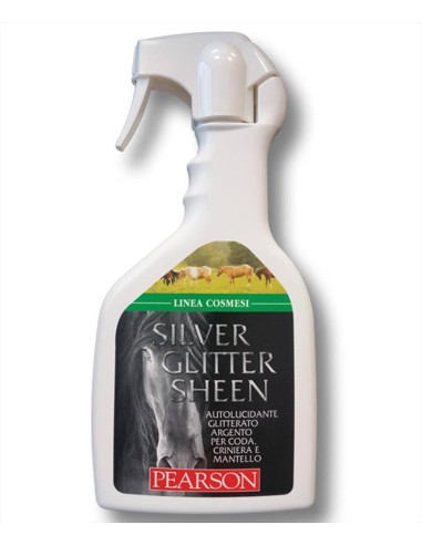 Pearson Silver Glitter Sheen 700 ml Lozione lucidante per cavallo e in