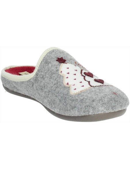 Grünland pantofola da donna stampa Merry Christmas