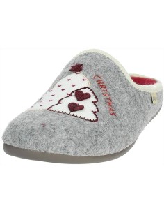 Grünland pantofola da donna stampa Merry Christmas 2