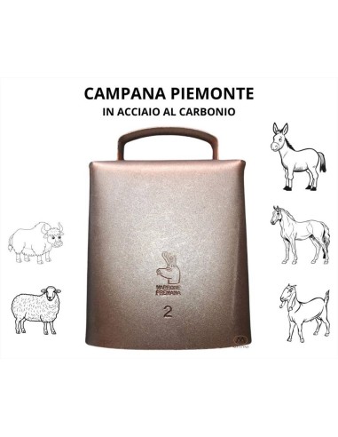 Camp Piemonte campana in acciaio di carbonio