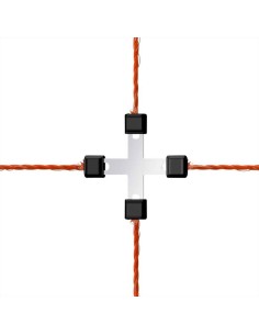 Kerbl Easy Join connettore a  T blister 5pz zincato