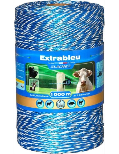 Lacme EXTRABLEU Filo specifico per recinto,robusto e resistente. 500m