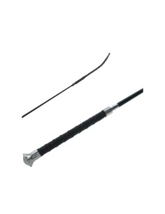 Umbria Equitazione frustino da dressage decorato bamboo con manico gom 2