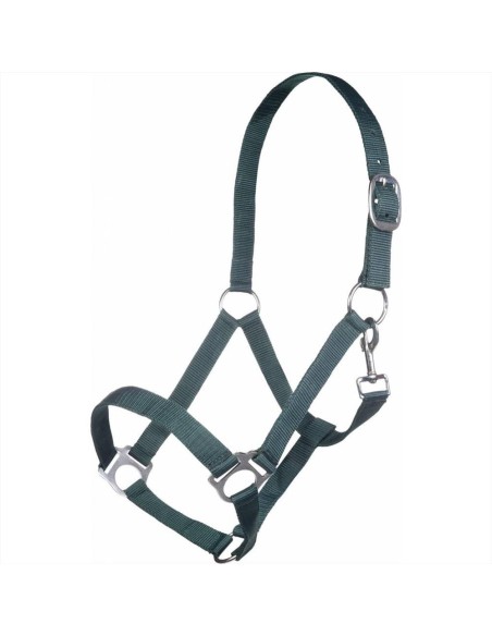 HKM Trust Set capezza annodata da equitazione per cavalli con lunghina