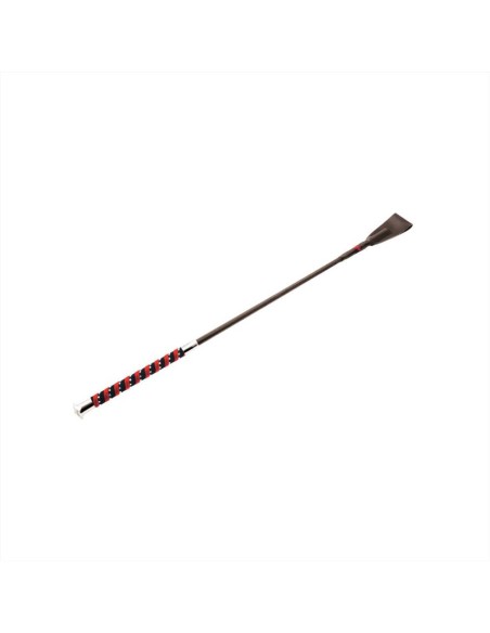 Umbria Equitazione frustino bicolore con manico golf in gomma e punta 