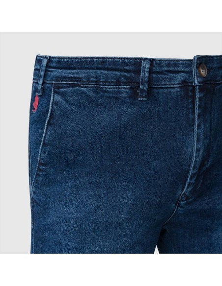 MCS Pantalone chino in denim slim fit