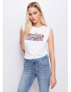 Gaudi t-shirt da donna manica corta 2