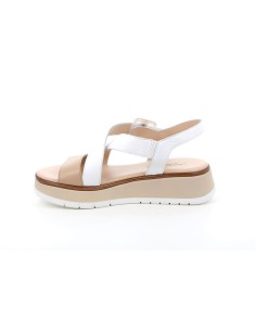 Grünland sandalo da donna in pelle con zeppa 2