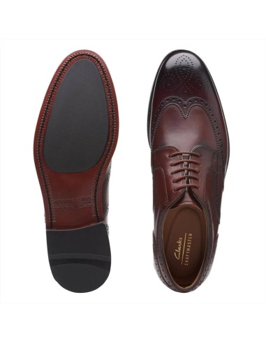 Clarks Craftdean Wing scarpa da uomo in pelle